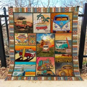 Hippie Quilt Blanket Ver 34  Quilt